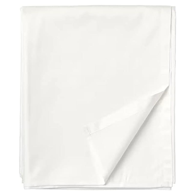 BYFT - Tulip Single Flat Sheet 160 x 280 cm - White 