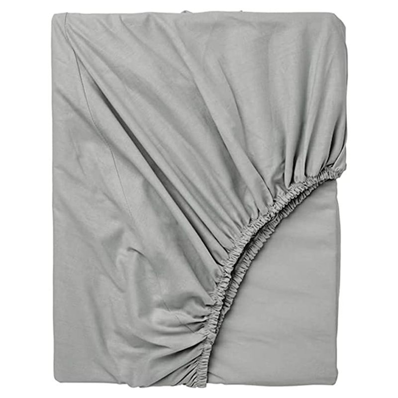 BYFT - Tulip Single Fitted Sheet 90 x 210 + 30 cm - Grey 