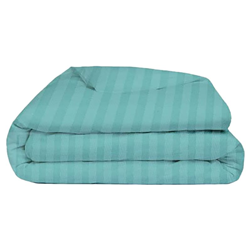 BYFT - Tulip Single Satin Stripe Duvet Cover 165 x 245 + 30 cm - Sea Green 