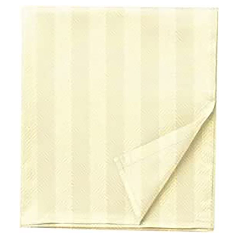 BYFT - Tulip Queen Satin Stripe Flat Sheet 220 x 280 cm - Cream 