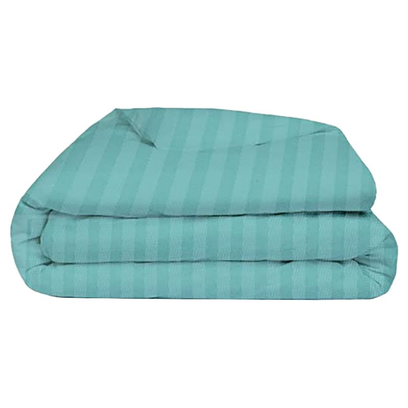 BYFT - Tulip Queen Satin Stripe Duvet Cover 225 x 245 + 30 cm - Sea Green 