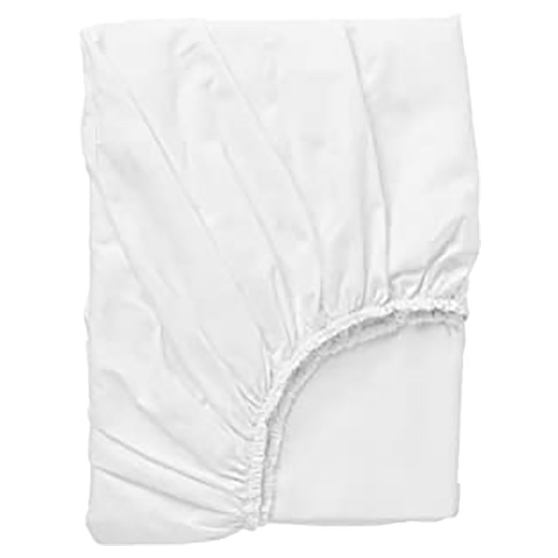 BYFT - Tulip Queen Fitted Sheet 160 x 210 + 30 cm - White 