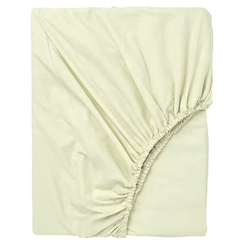 BYFT - Tulip Queen Fitted Sheet 160 x 210 + 30 cm - Cream 