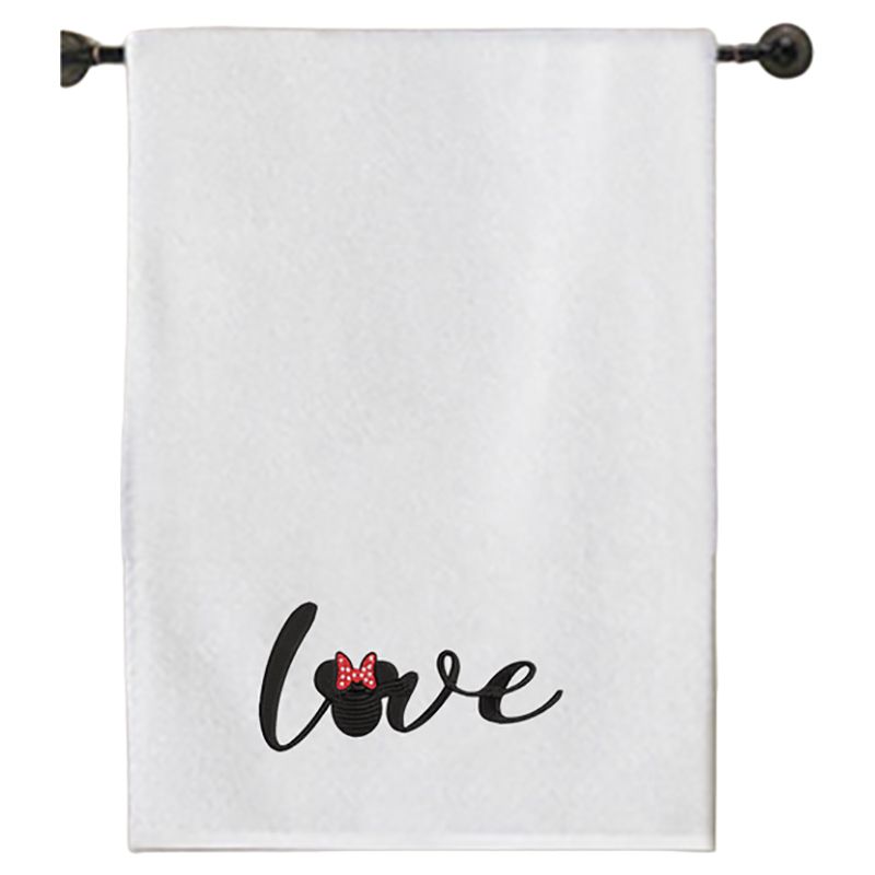 Byft - Iris Embroidered Minnie Love Bath Towel