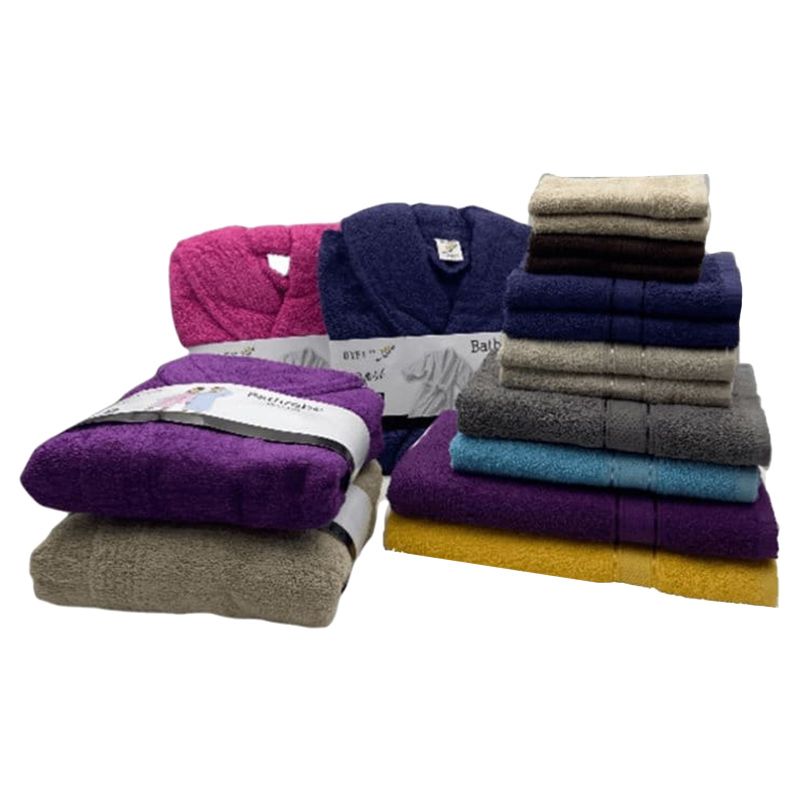 Byft - Daffodil 100% Cotton Bath Linen 16pc-Set 6Y+