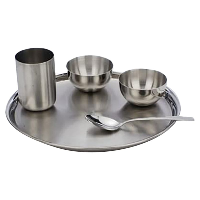 Omega - Thali Stainless Steel Dinner Set Pack Of 5