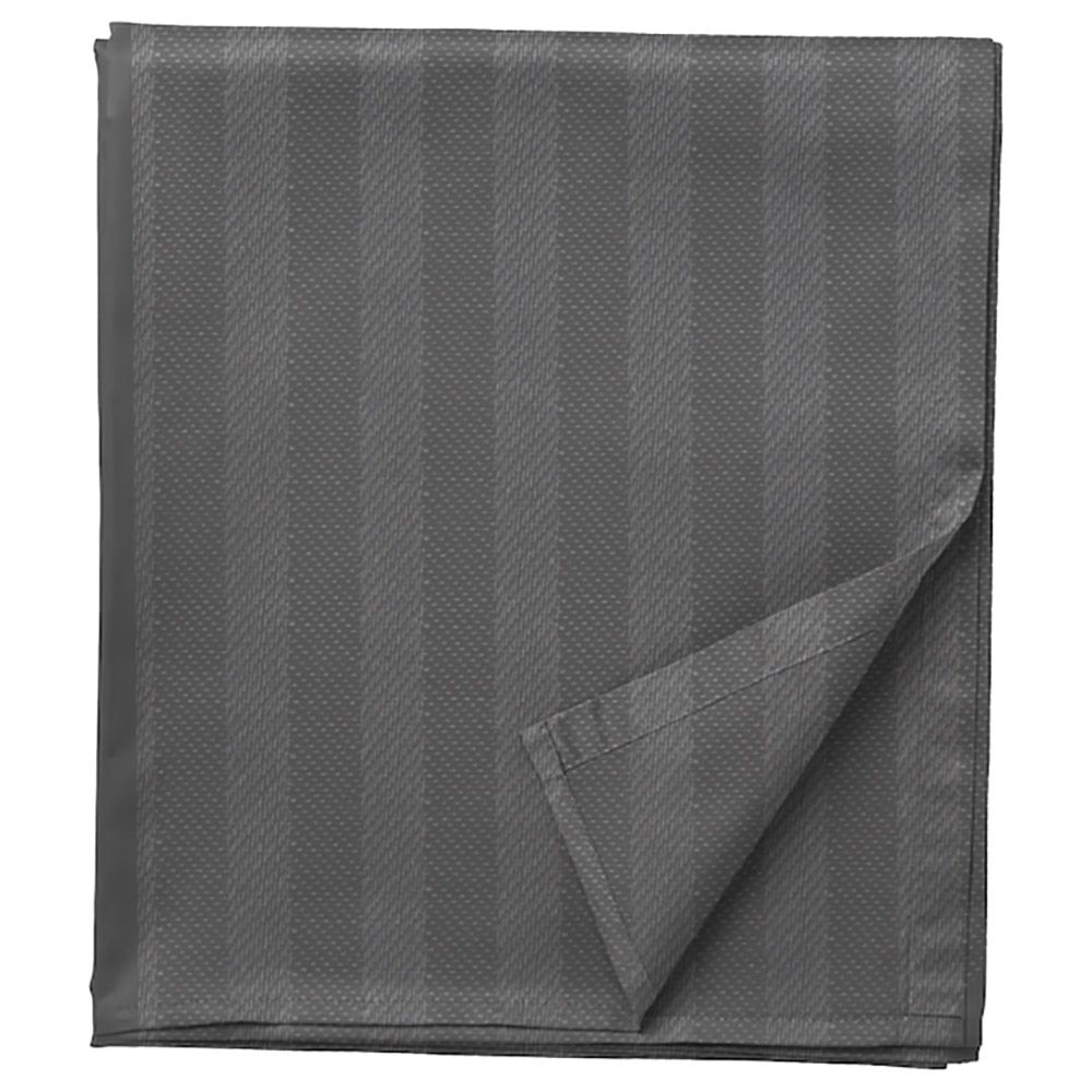 Byft - Single Flat Sheet & Pillow Case - Charcoal - 2pcs