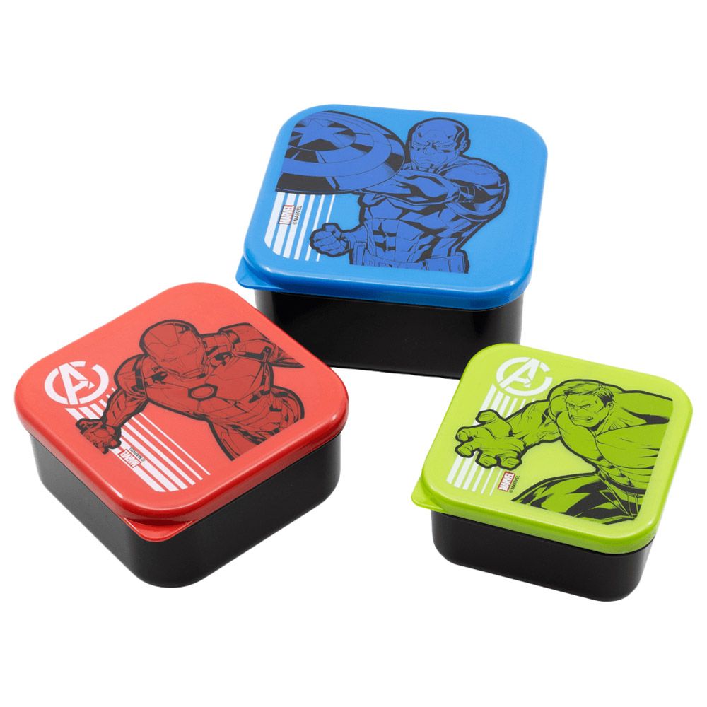 Disney - Nesting Snack Boxes Set - Avengers Heavy Metal - 3pcs