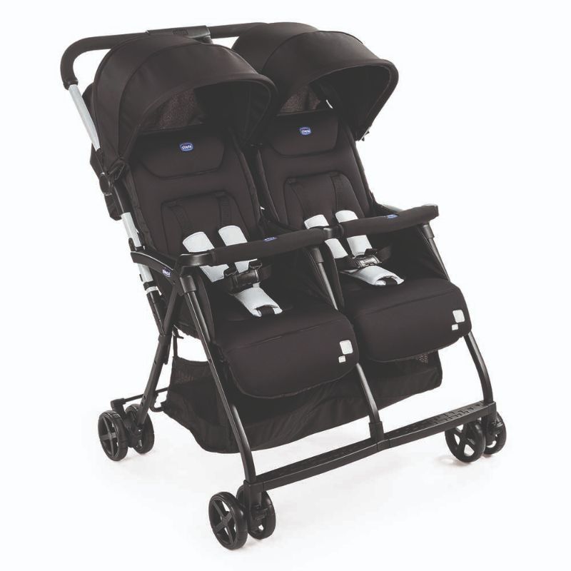 Chicco - Ohlala Twin Stroller 0-3y - Black Night