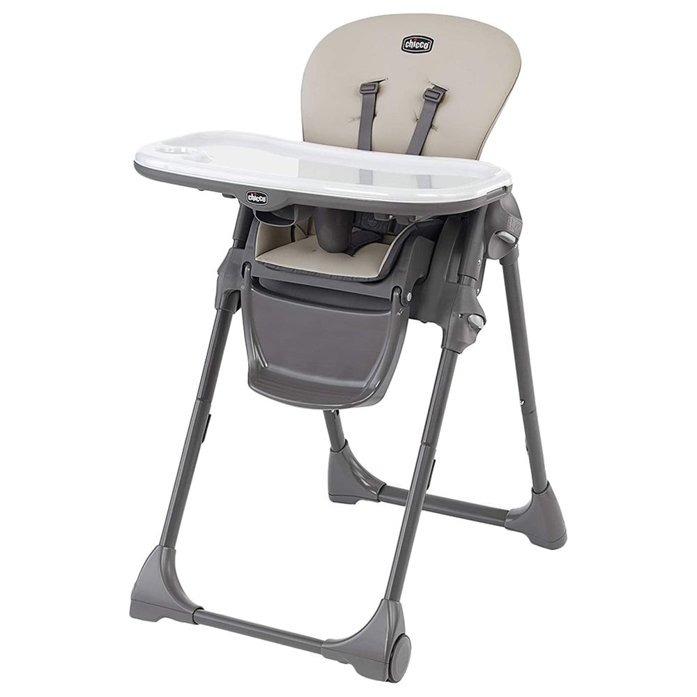 Chicco - Polly Space-Saving Fold High Chair - Taupe