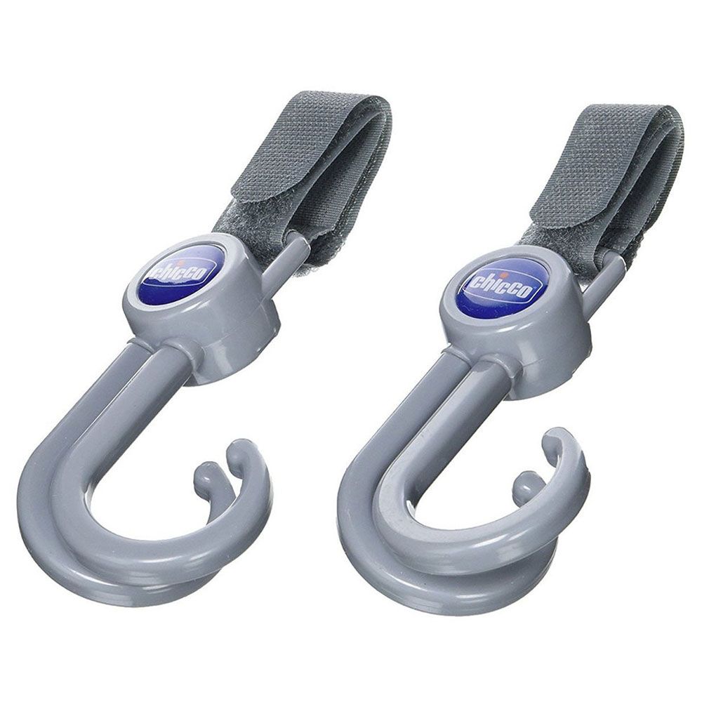 Chicco - Universal Stroller Hook 2pc-Set - Grey