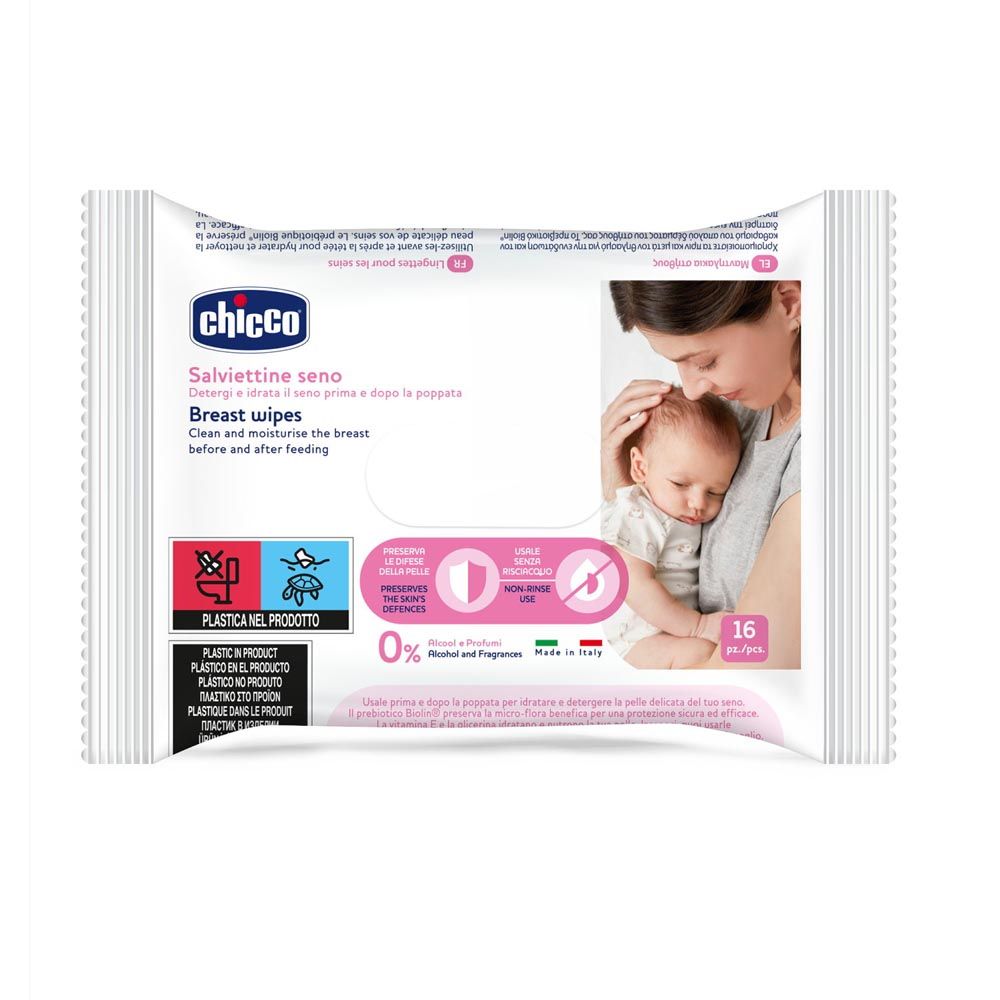 Chicco - Breast Wipes 16pcs