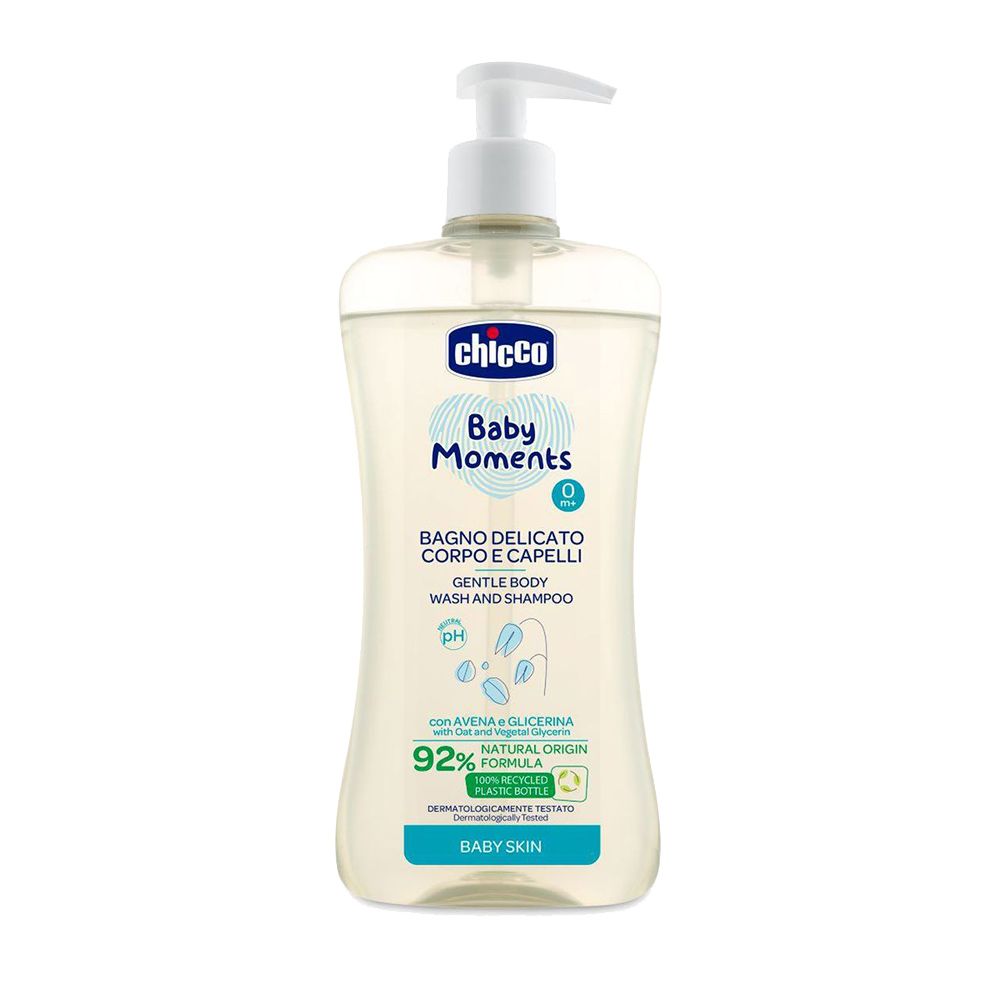 Chicco - Baby Moments Gentle Body Wash & Shampoo - 500ml