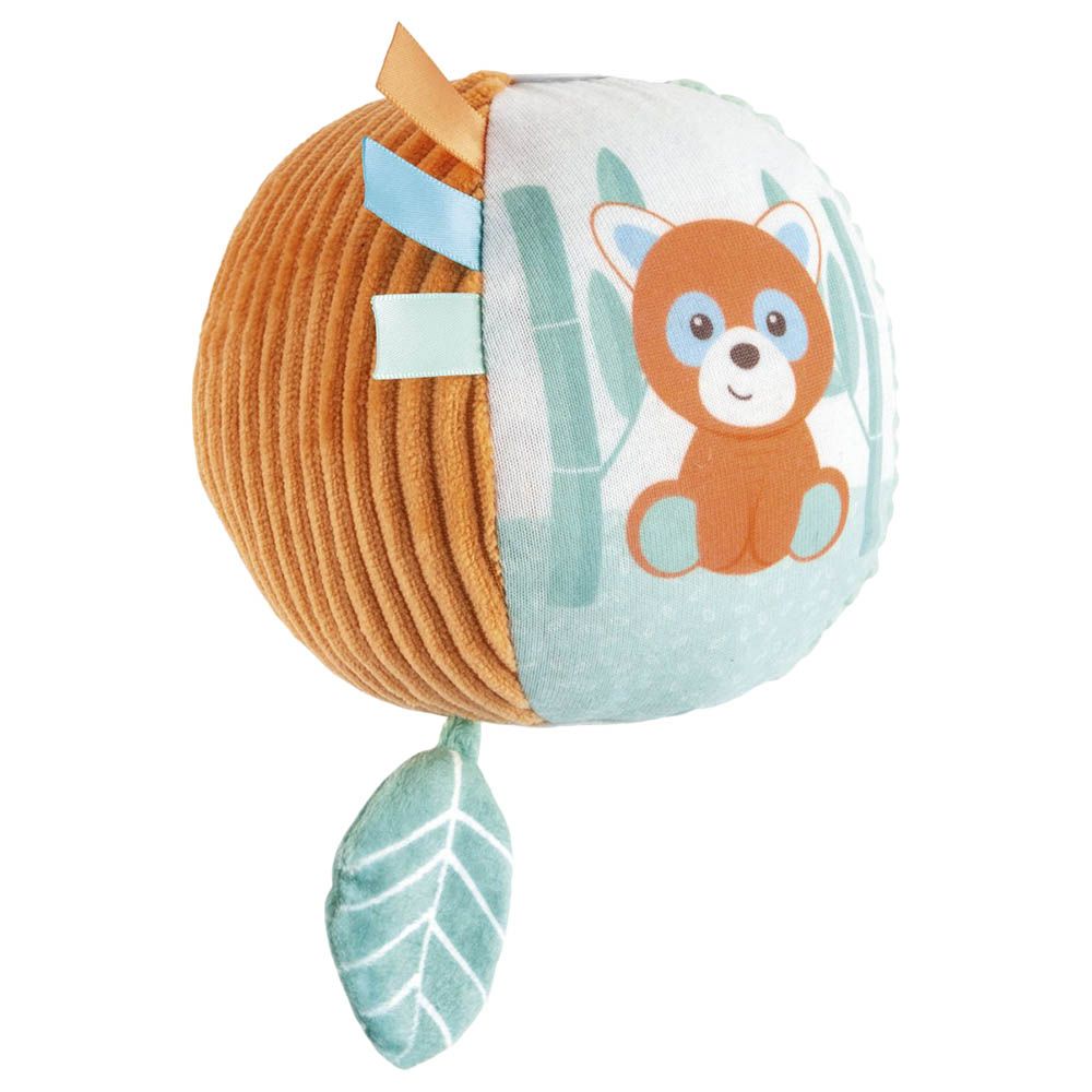 Chicco - Panda & Chameleon Rattle Ball - Orange/Blue