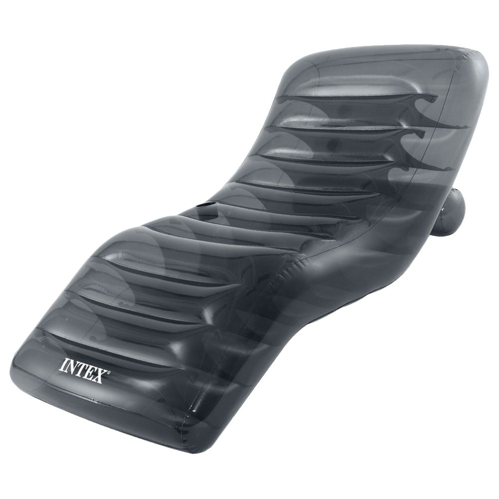 Intex - Cool Inflatable Lounge - Grey - Inflatable Pool Float