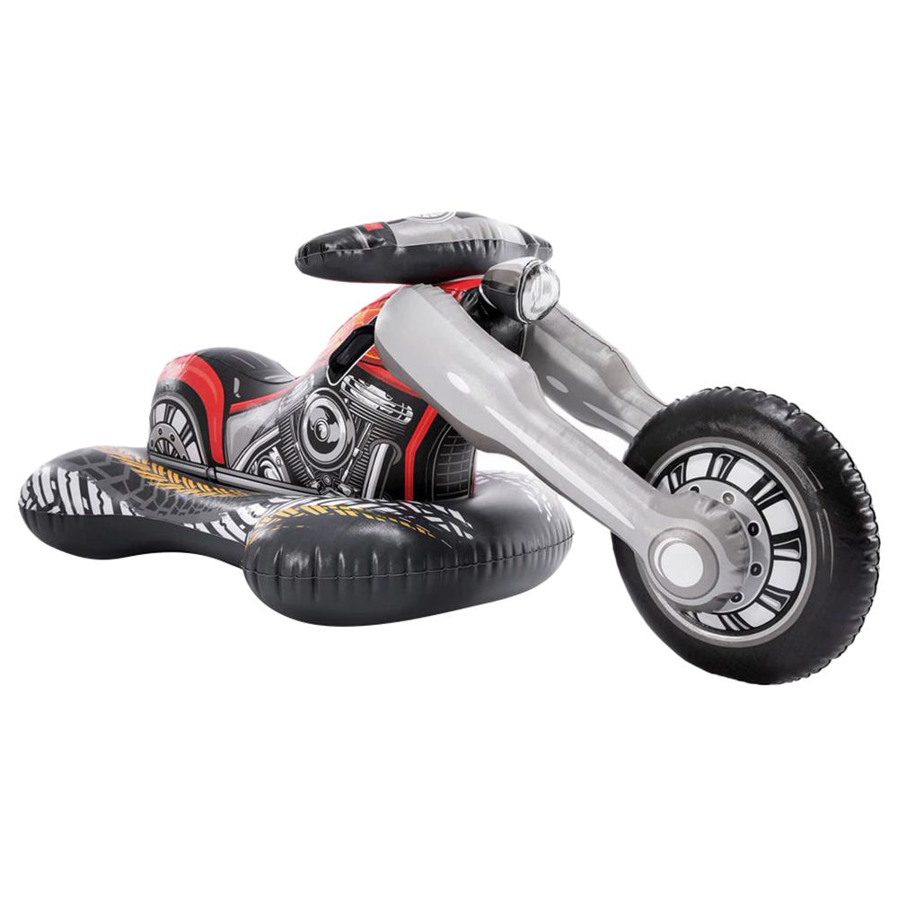 Intex - Cruiser Motorbike Ride-On - Inflatable Pool Float - Grey