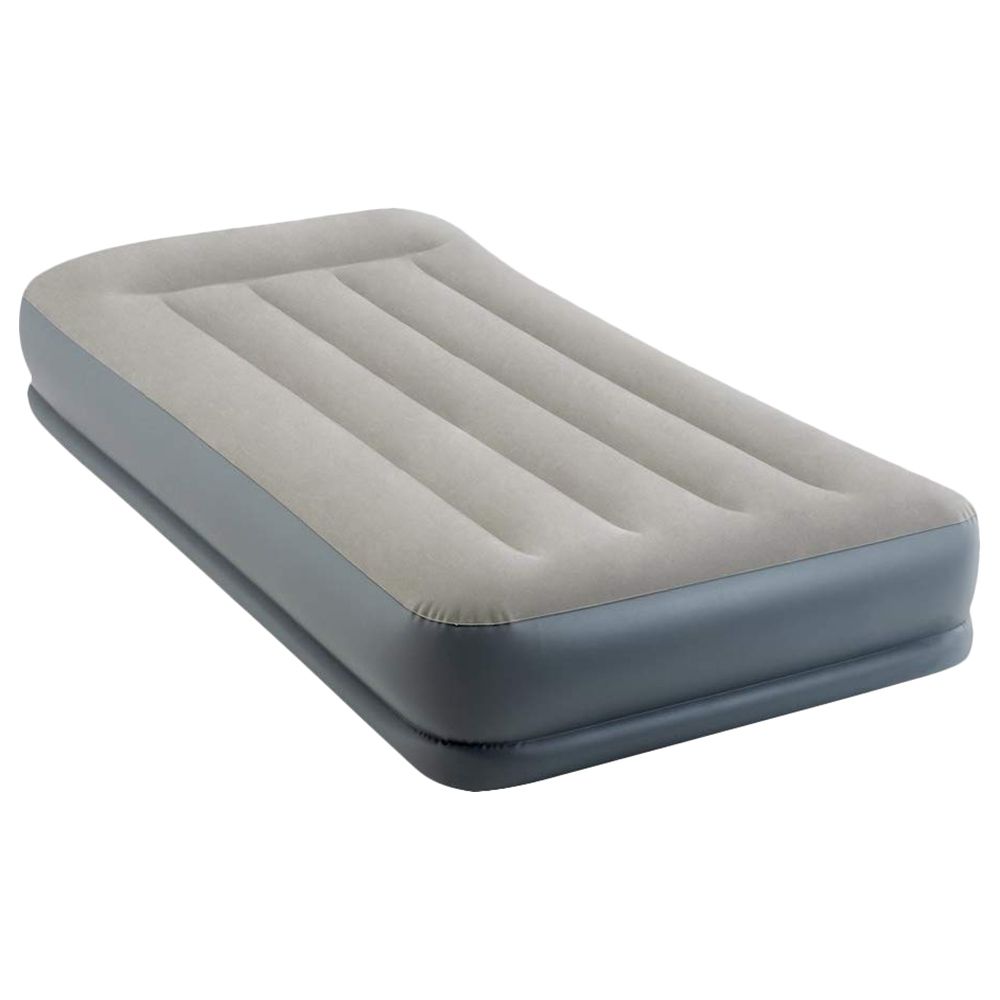 Intex - Twin Pillow Rest Mid-Rise Airbed - Brown