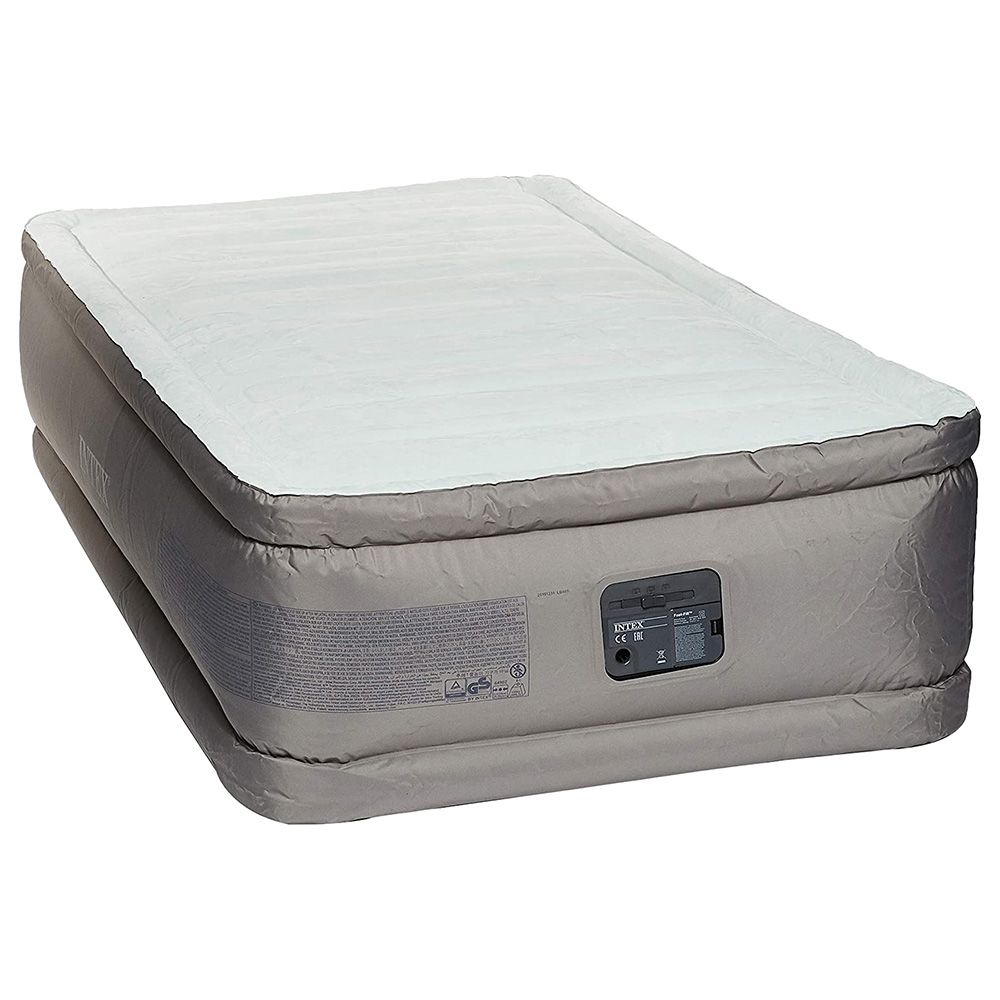 Intex - Twin PremAire Elevated Airbed w/ Fiber Inflatable Mattress-Tech Bip