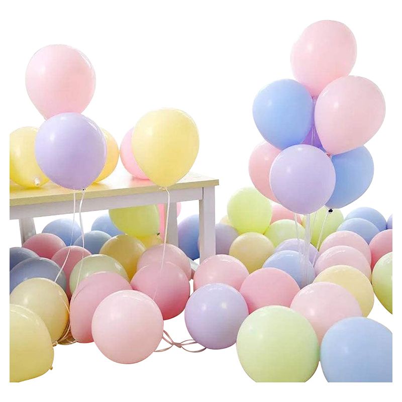 Brain Giggles - 50pcs Pastel Coloured Balloons