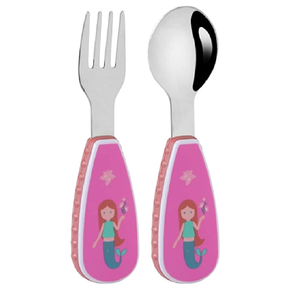 Brain Giggles - Cutlery Set With Case - Mermaid