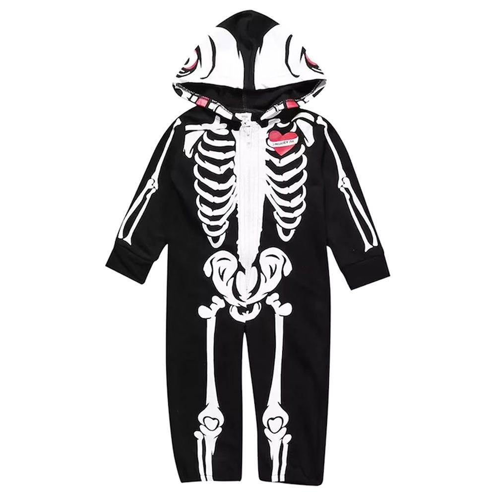 Brain Giggles - Skeleton Costume Hooded Romper For Infant