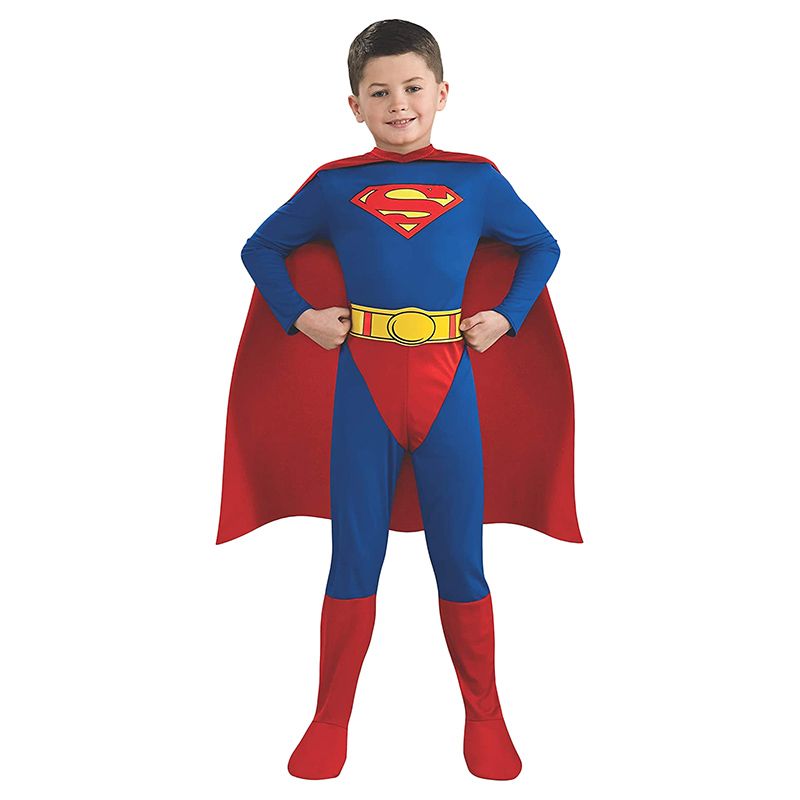 Brain Giggles - Superman Costume For Kids - Red/Blue