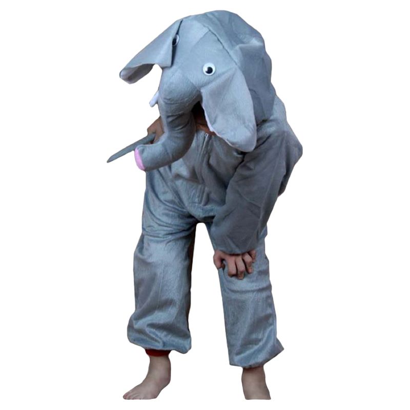 Brain Giggles - Elephant Animal Costume For Kids - Grey