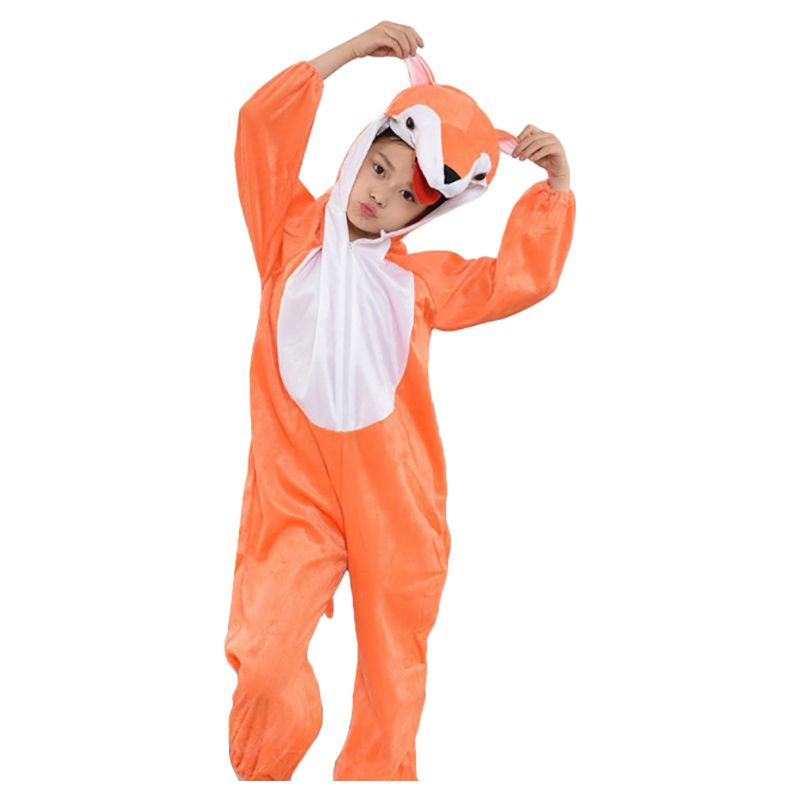 Brain Giggles - Fox Animal Costume For Kids - Orange