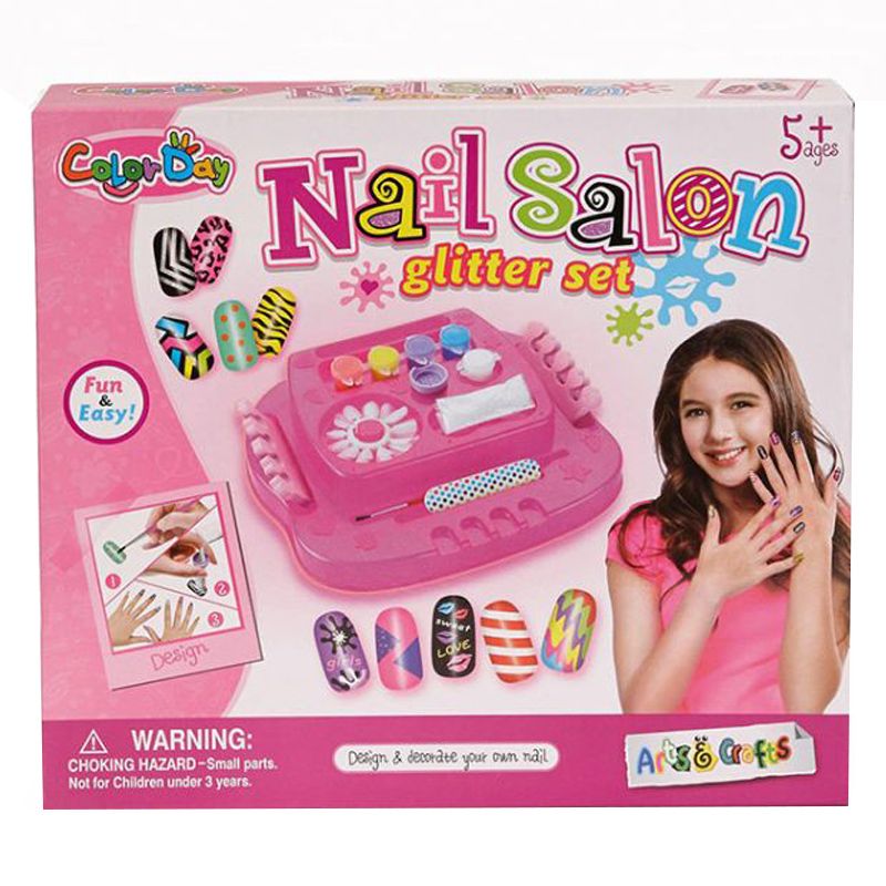 Brain Giggles DIY Nail Salon Glitter Set