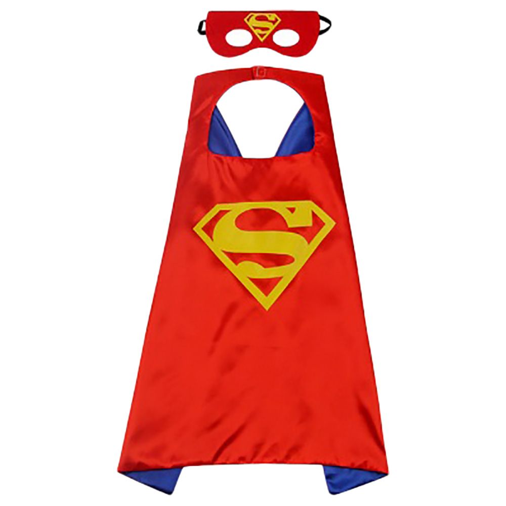 Brain Giggles - Superman Superhero Cape With Mask Halloween Costume