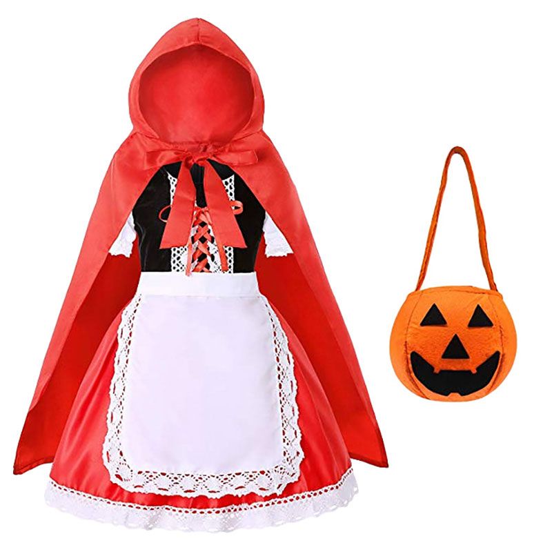 Jade - Red Riding Hood Kids Cosplay Costume