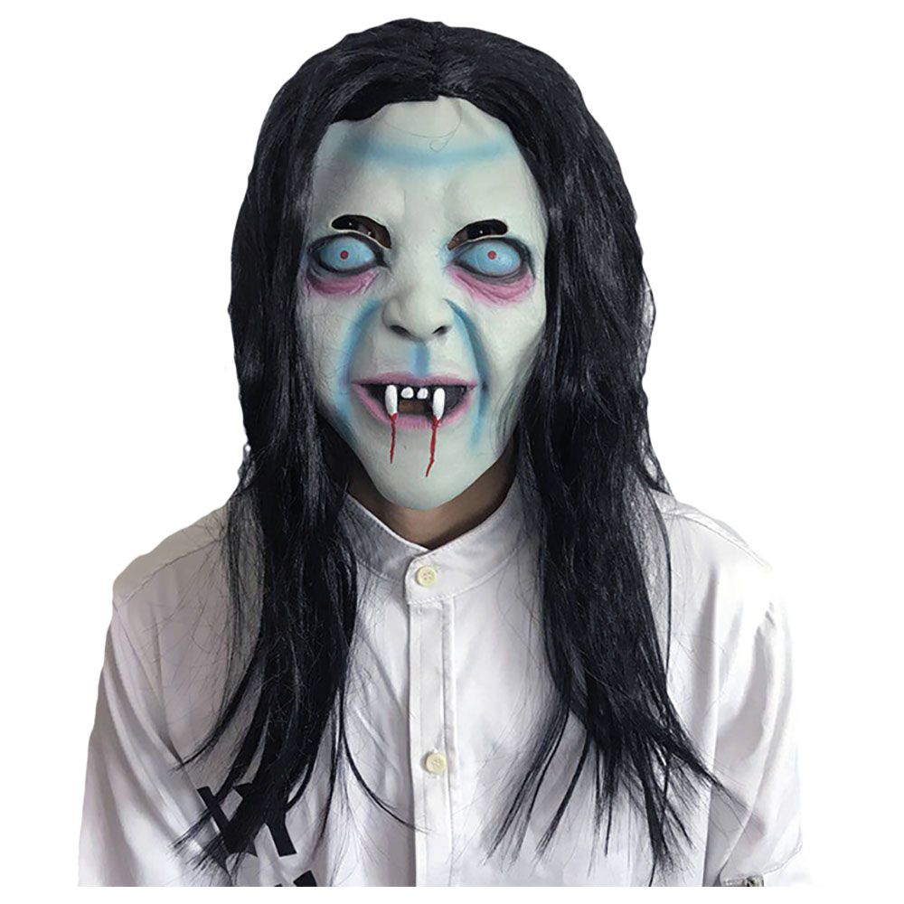 Brain Giggles - Halloween Scary Vampire Mask - Black