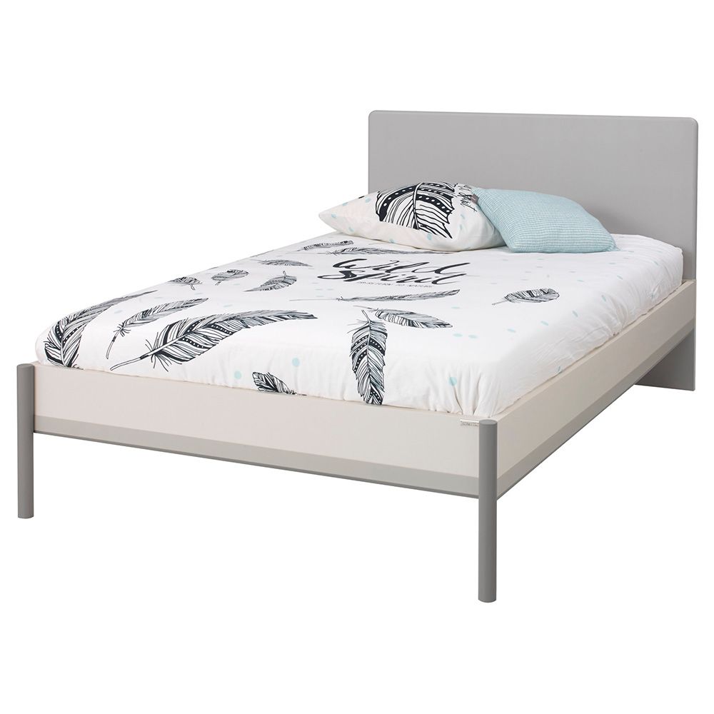 Gautier - Nuance Bed 90x190 - Grey/White 