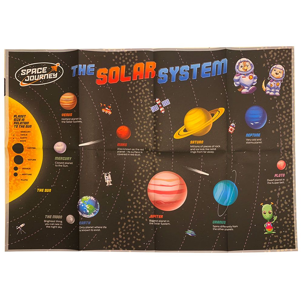 Space Journey - Child's Solar System Map