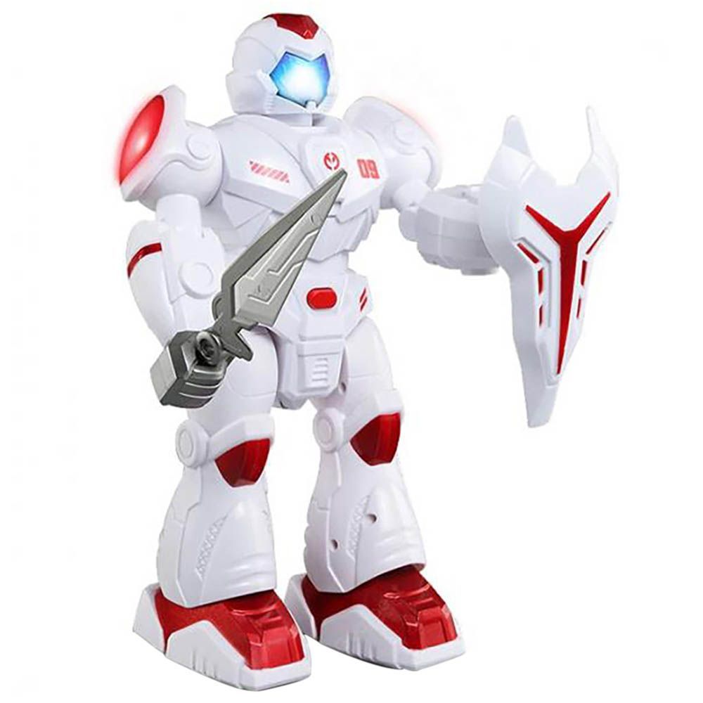 Little Angel - Kids Robot Mechanical Toy Robo-Cop With Music - Red