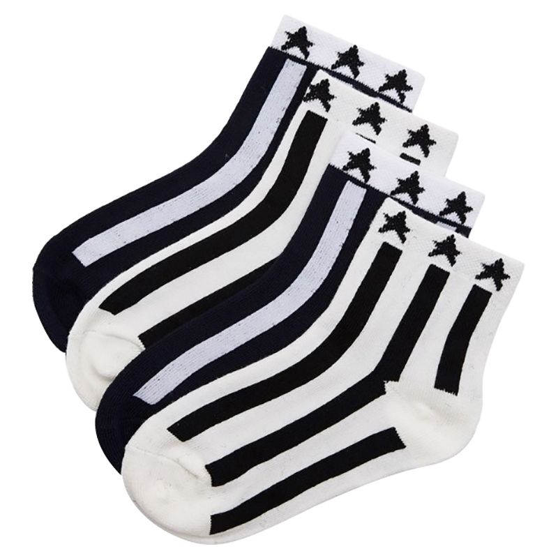 Night Angel - Baby Socks 4 Pairs Stars Boys Socks