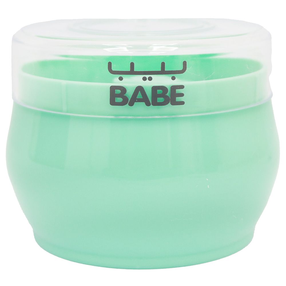 Babe - Round Powder Puff - Green