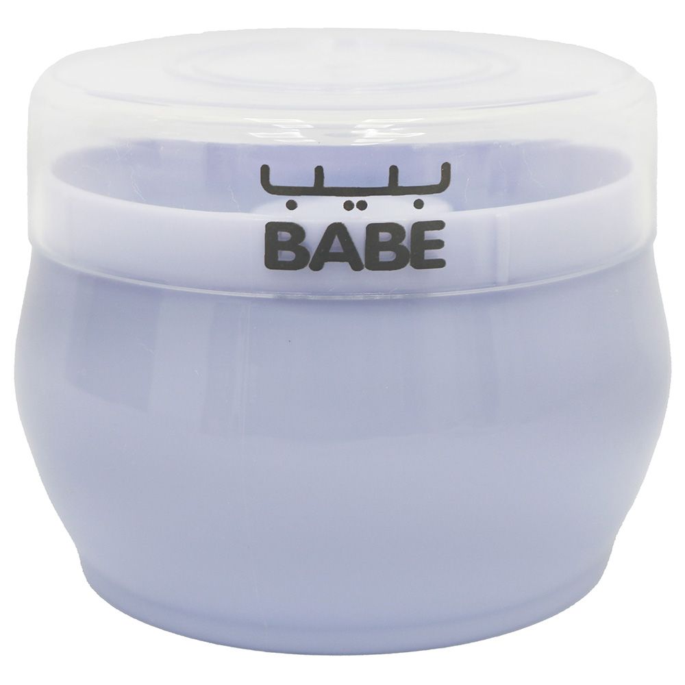 Babe - Round Powder Puff - Purple