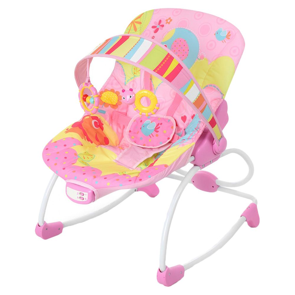 Mastela - Baby Rocker & Bouncing Chair For Newborn - Pink