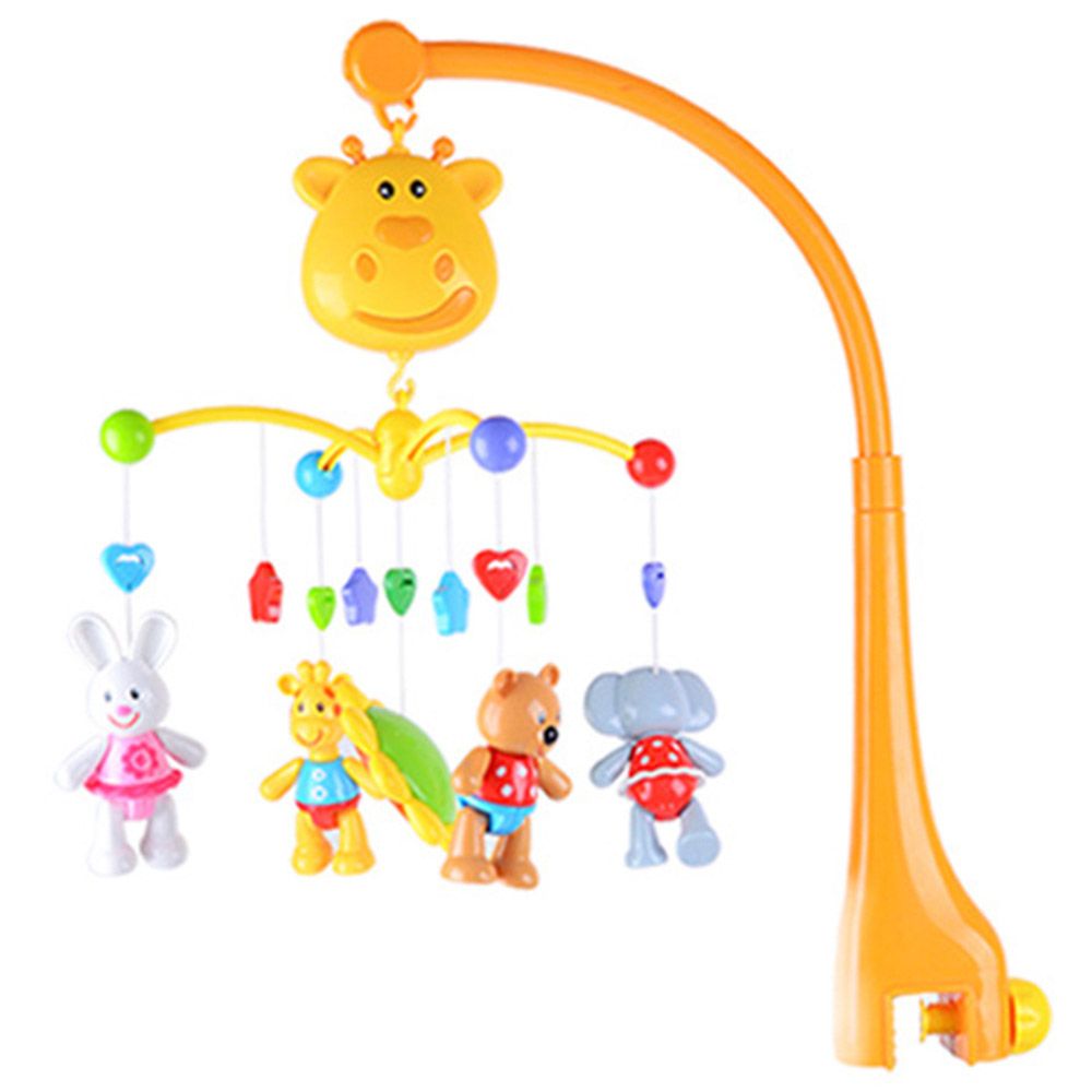 Goodway - Baby Crib Mobile With Hanging Toys & Music - Animals