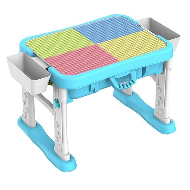 Spring Flower Baby Toys 6-in-1 Building Block Learning Table