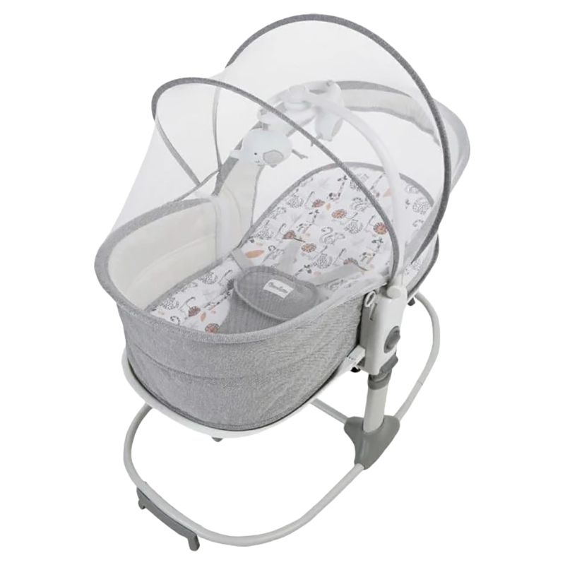 Mastela - Baby Bassinet And Rocker 6 In 1 For Newborn - Grey