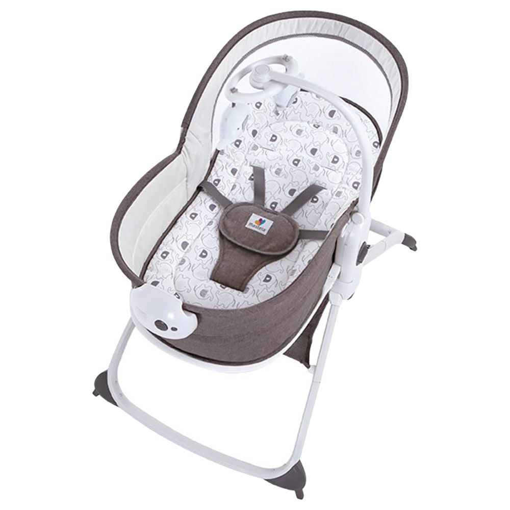 Mastela - Baby Bassinet And Rocker 6 In 1 For Newborn - Brown