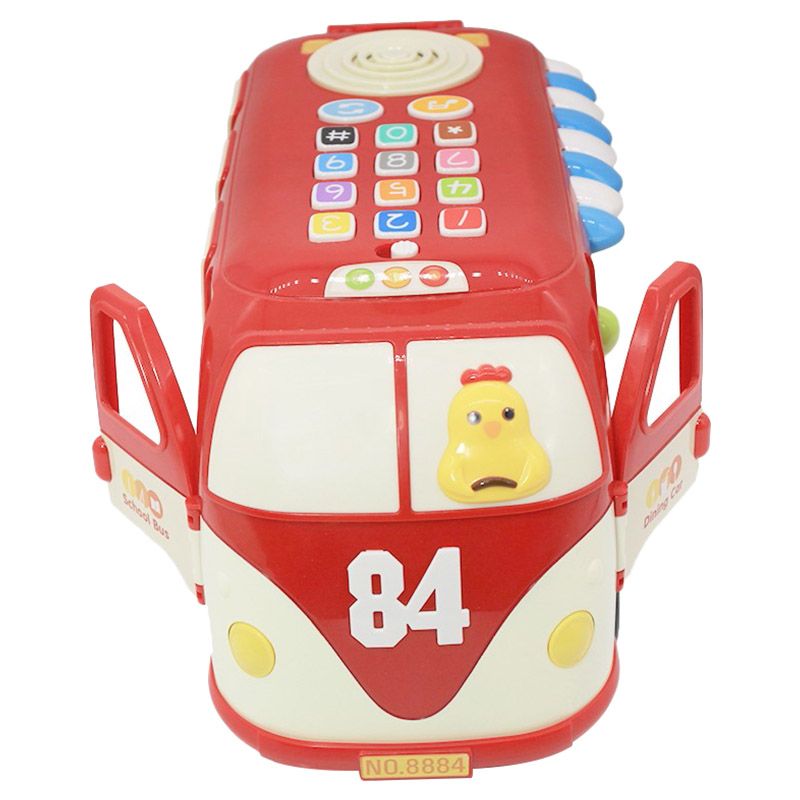 Goodway - Kids Toys Ice Cream Truck Musical Pretend Play Food Van - Red