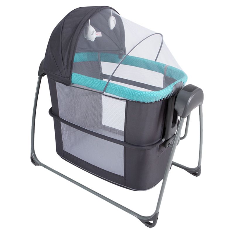 Mastela - Baby Electric Bed Swing Bassinet - Black