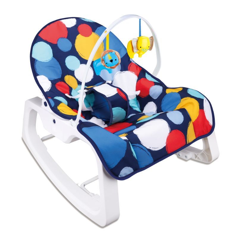 Little Angel - Baby Rocking Chair With Toys Portable Bouncer Seat 