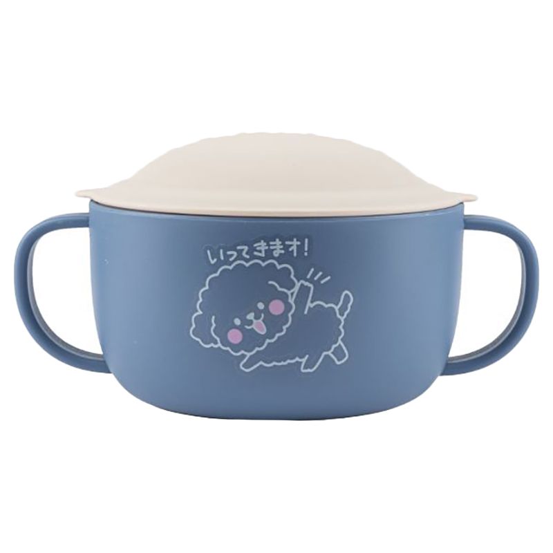 Little Angel - Kids Printed Feeding Bowl w/ Handle - Blue