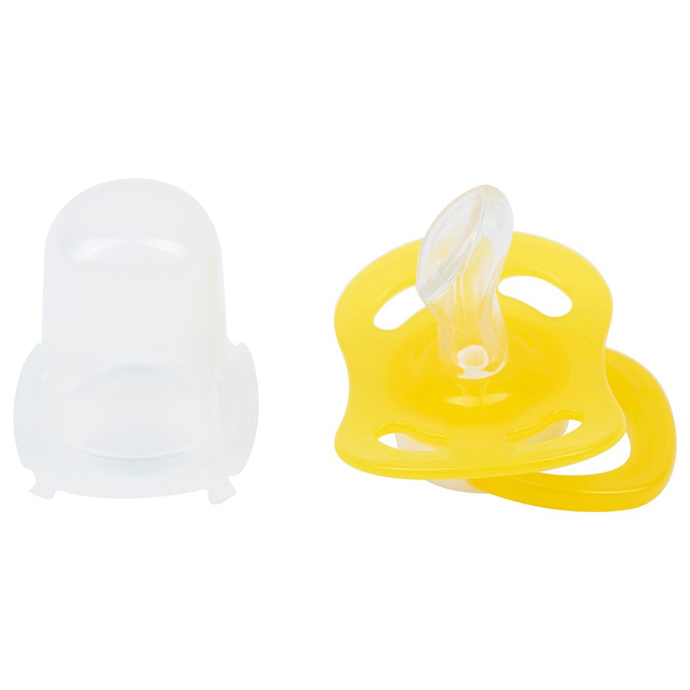 Babe - Baby Silicone Soother - Yellow