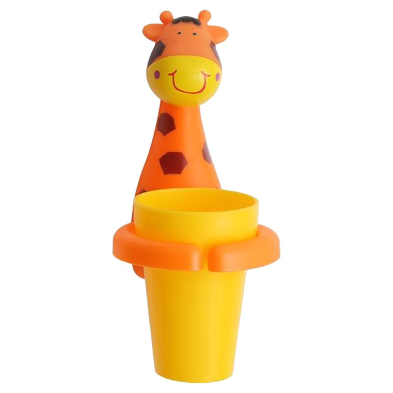 Little Angel - Kids Cute Animal Toothbrush & Cup Holder - Giraffe