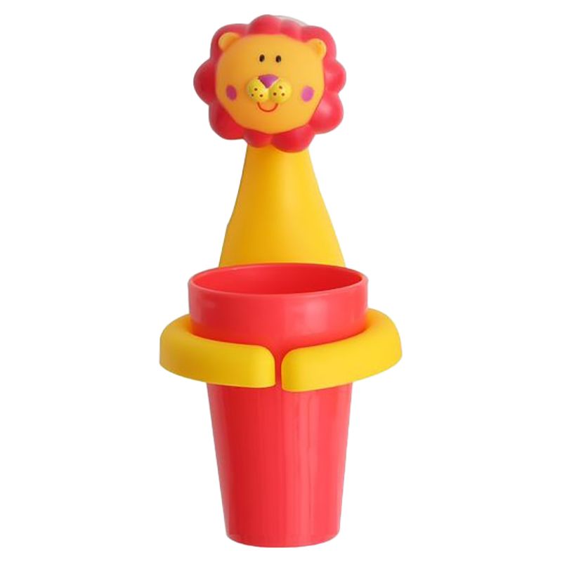 Little Angel - Kids Cute Animal Toothbrush & Cup Holder - Lion